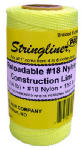 Stringliner Braided Construction Line Roll, 250', Fluorescent Yellow
