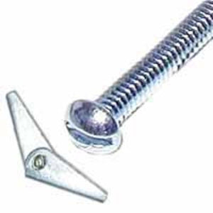 Midwest Products 04089 Toggle Bolt/Wing, 3/16" x 3", Zinc, Pack-100