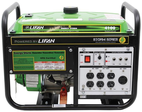 Lifan ES4100 Electric Portable Generators,  4100 Watt, 120-Volt