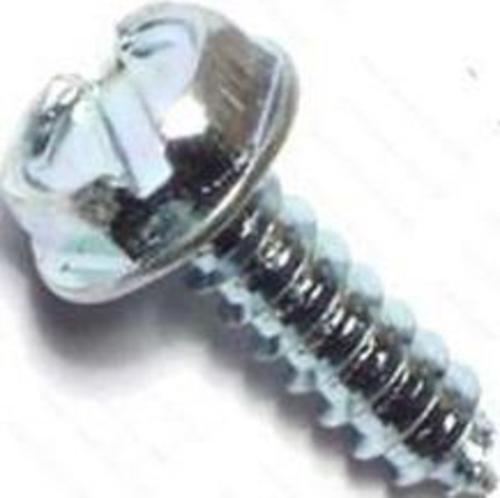 Midwest 02911Tapping Screw, Hex, Zinc Plated, #6, 0.5"