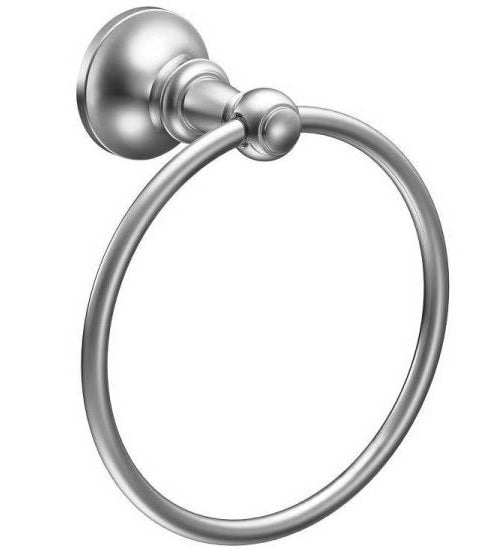 Moen DN4486CH Vale Towel Ring, Chrome Plated