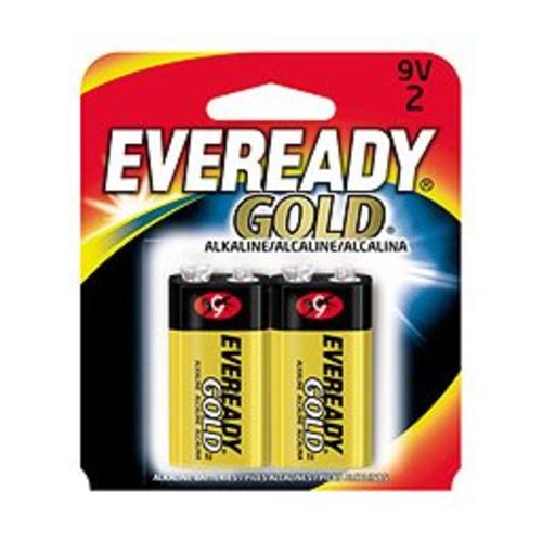 Eveready A522BP-2 Gold Alkaline Batteriy, 9 Volt