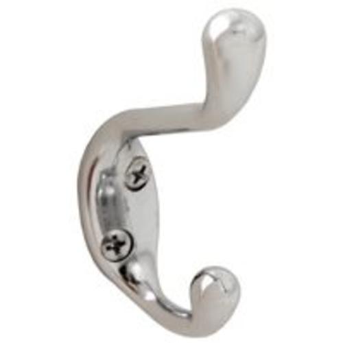 Mintcraft H6271007CH Coat & Hat Hook, Chrome Finish
