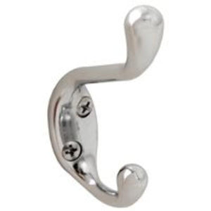 Mintcraft H6271007CH Coat & Hat Hook, Chrome Finish