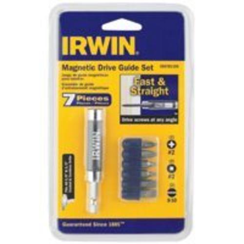 Irwin 3057011DS Insert Bit Drive Guide Set 7 Pc