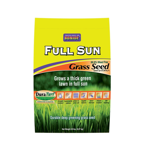 Bonide 60207 Full Sun Grass Seed, 20 Lbs