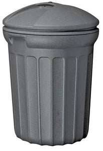 United Solutions TB0030 Trash Can, 26 Gallon, Black