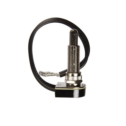 Jandorf 61212 SPST Push Button Switch, 3 Amp, 125 Volt