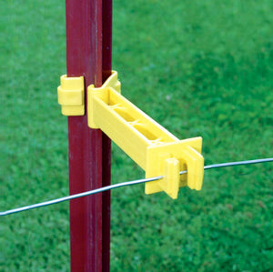 Zareba ITRXY-Z Snap-On Reversed Insulator, 5", Yellow