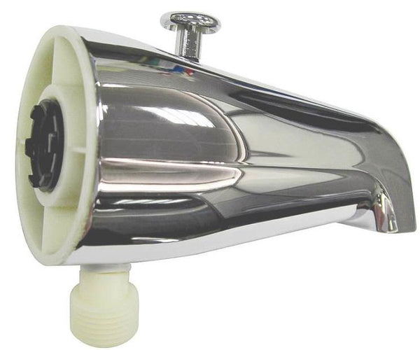 ProSource PMB-048 Bathtub Spout With Shower Diverter, Chrome Plated