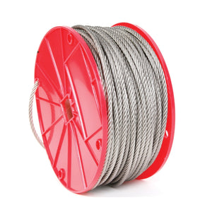 Koch 016212 Stainless Steel Roll Cable, 1/4" x 250'