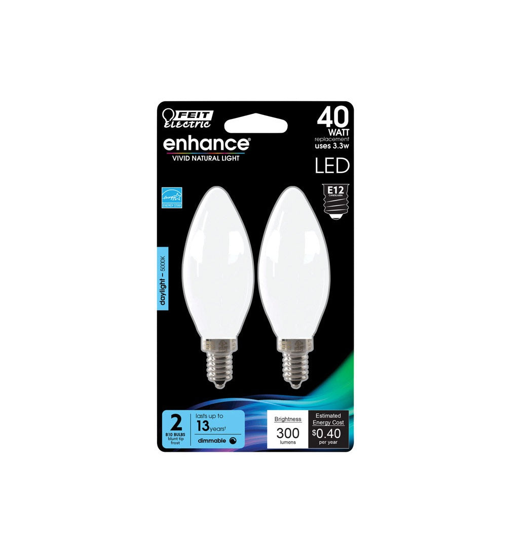 Feit Electric BPCTF40950CAFL2 Enhance Torpedo Filament LED Bulb, 3.3 W