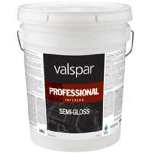 Valspar 045.0011912.008 Interior Latex Paint, 5Gallon, Med Base