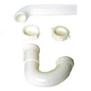 Plumb Pak PP20940 Pvc Slip Joint P-Trap, 1-1/2"