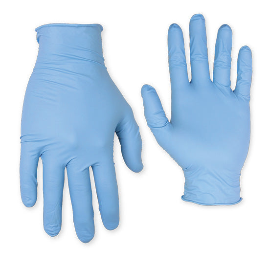 CLC 2320X Nitrile Disposable Gloves, Pre-Powdered, XL, 100/Box