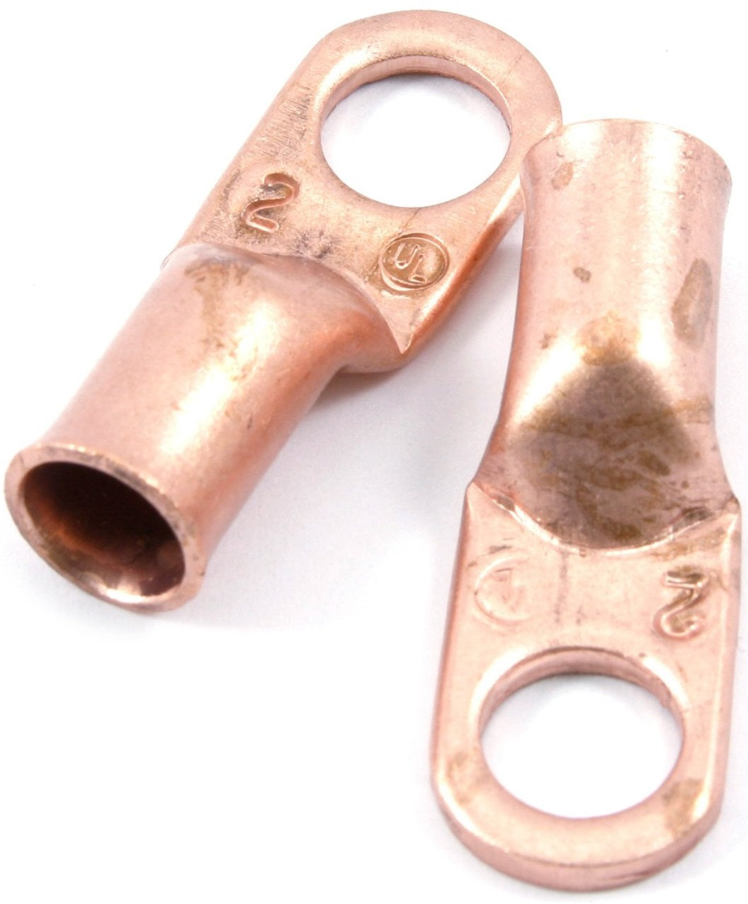 Forney 60105 Copper Cable Lugs, Number 2 Cable with 3/8" Stud
