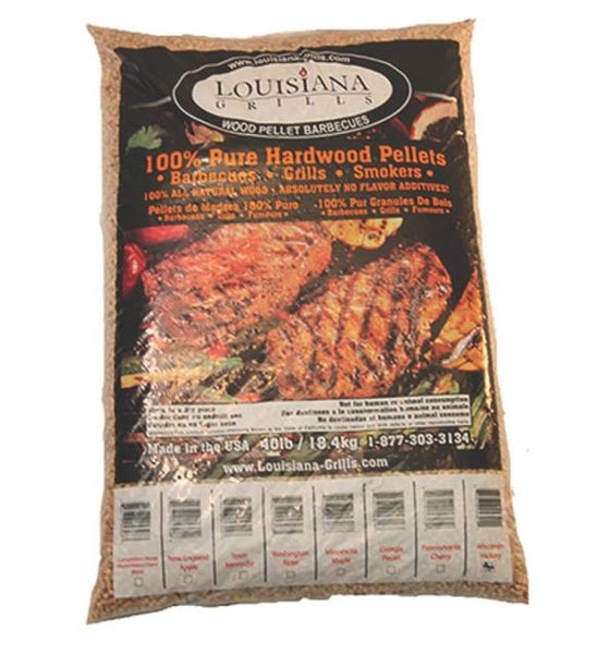 Louisiana Grills 55406 Hickory Grill Pellet, 40 lbs