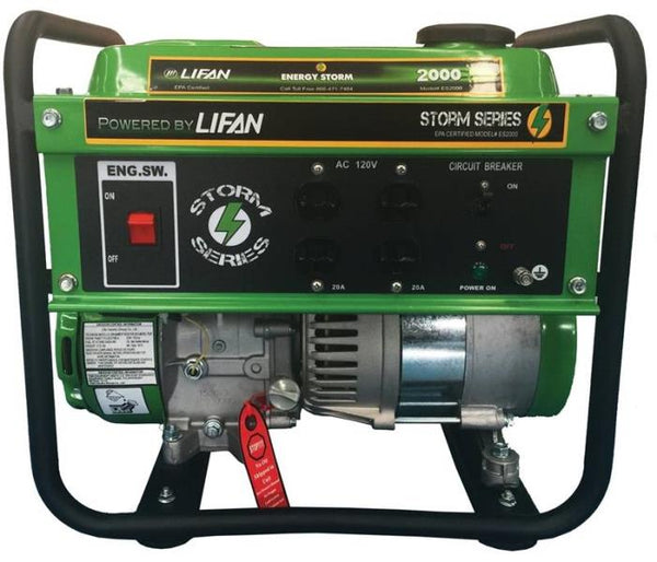 Lifan ES2000-CA Gasoline Powered Portable Generator, 3mhp