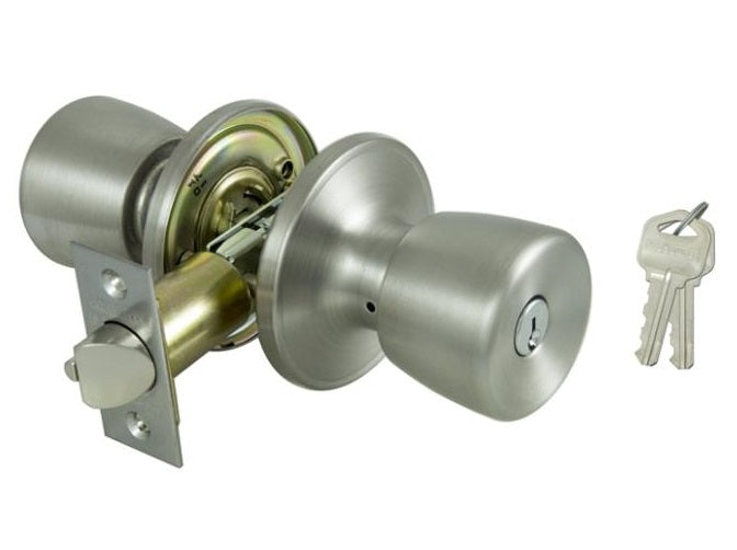 ProSource TS600V-PS 6-Way Adjustable Entry Knob, KA3, Solid Brass