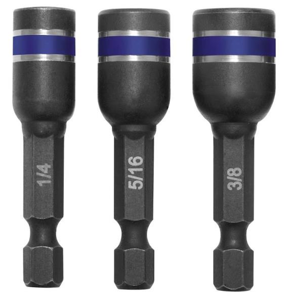 Irwin 1837531 Impact Magnetic Nutsetters Set, 3 Piece, 1-7/8"