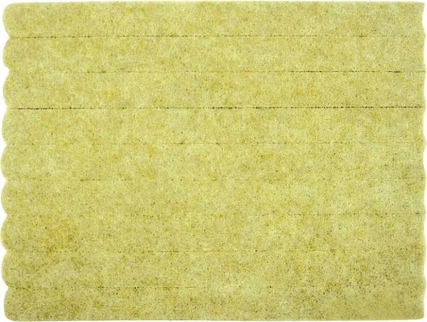Prosource FE-S106-PS Heavy Duty Felt Guard Strip, Beige, 1/2x6"