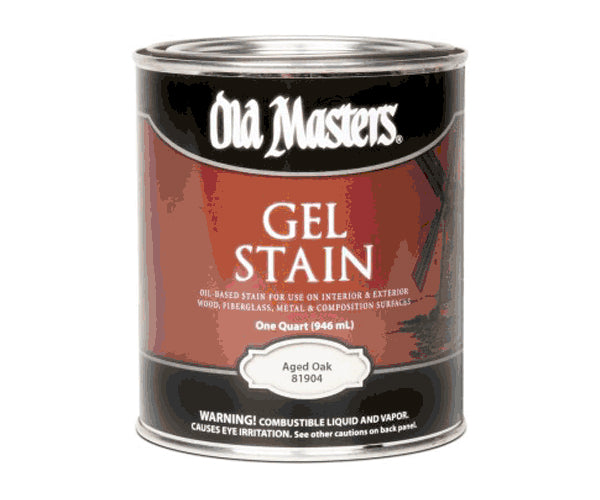 Old Masters 81904 Gel Stain, Aged Oak, 1 Quart