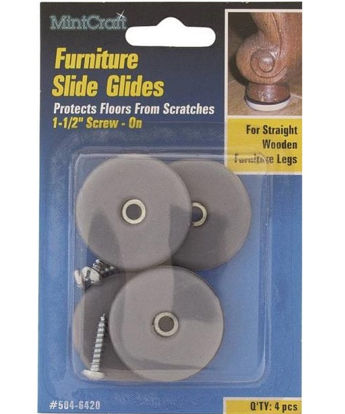 ProSource 504-6420 Furniture Slide Glides, 1-1/2 Inch
