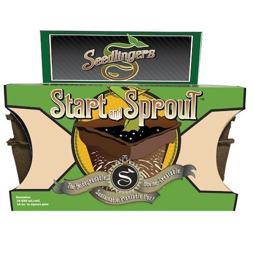 Seedlingers SSP-T-603 Start & Sprout Pot, 6 Cell