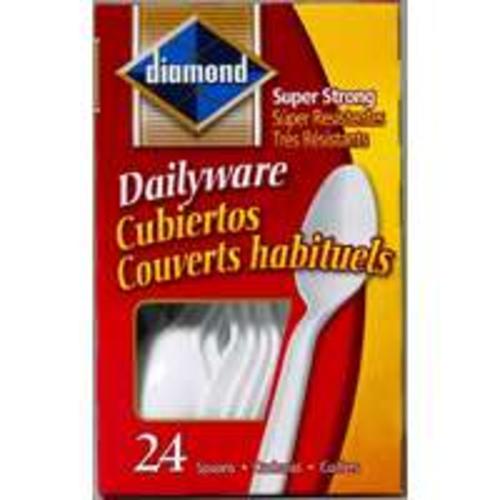 Diamond 00044 Heavy Duty Spoons, 24 Count