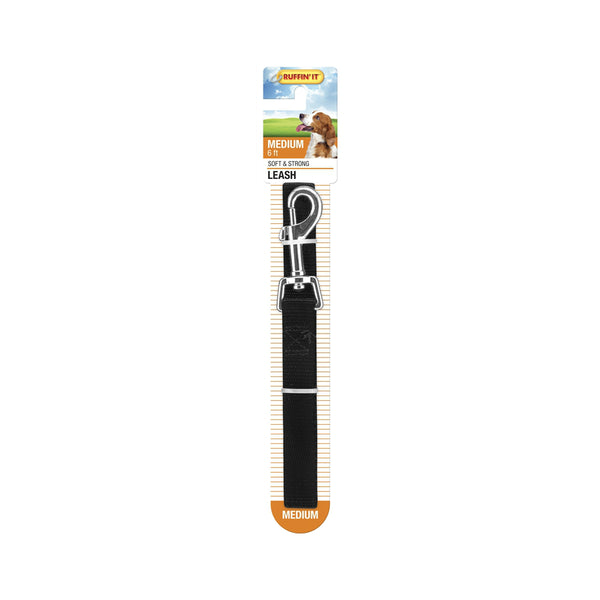 Westminster Pet 7N30966 Ruffin' It Dog/Puppy Leash, Nylon, Black