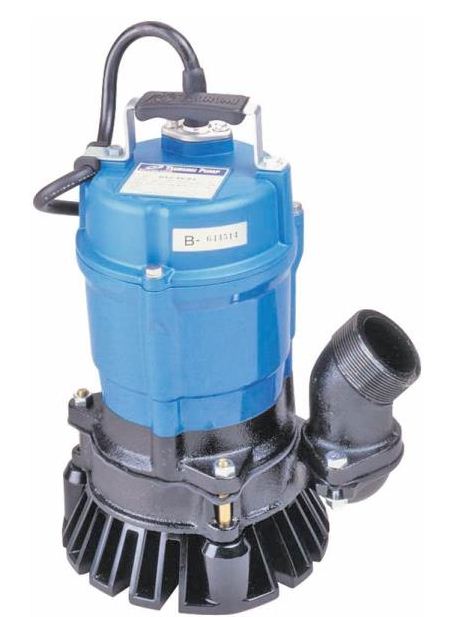 Tsurumi  HS2-4S-61 Elec Eubmersible Trash Pump, 1/2 HP, 2"