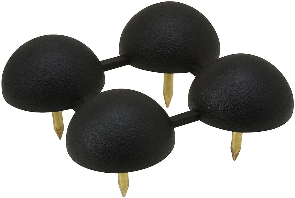 National Hardware N225-409 Bumpers Pad, 3/4", Black