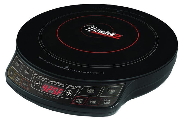 NuWave 30242 PIC Gold Precision Induction Cooktop with 10.5" Fry Pan, Black