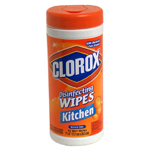 Clorox 01629 Disinfecting Wipes, Orange Scent