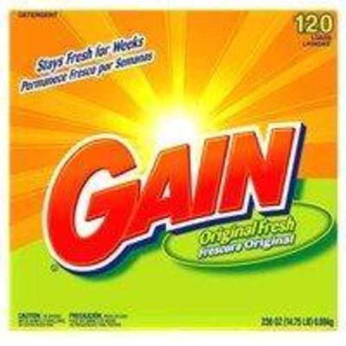 Gain® 84919 Powder Laundry Detergent, Original Scent, 120 Loads, 137 Oz