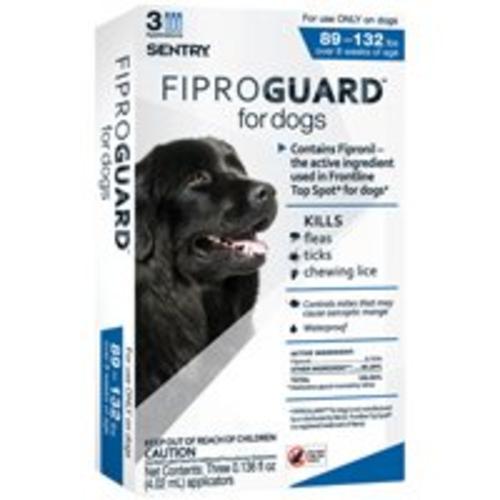 Sentry 02953 FiproGuard Flea & Tick Control for Dog, 89-132 lbs