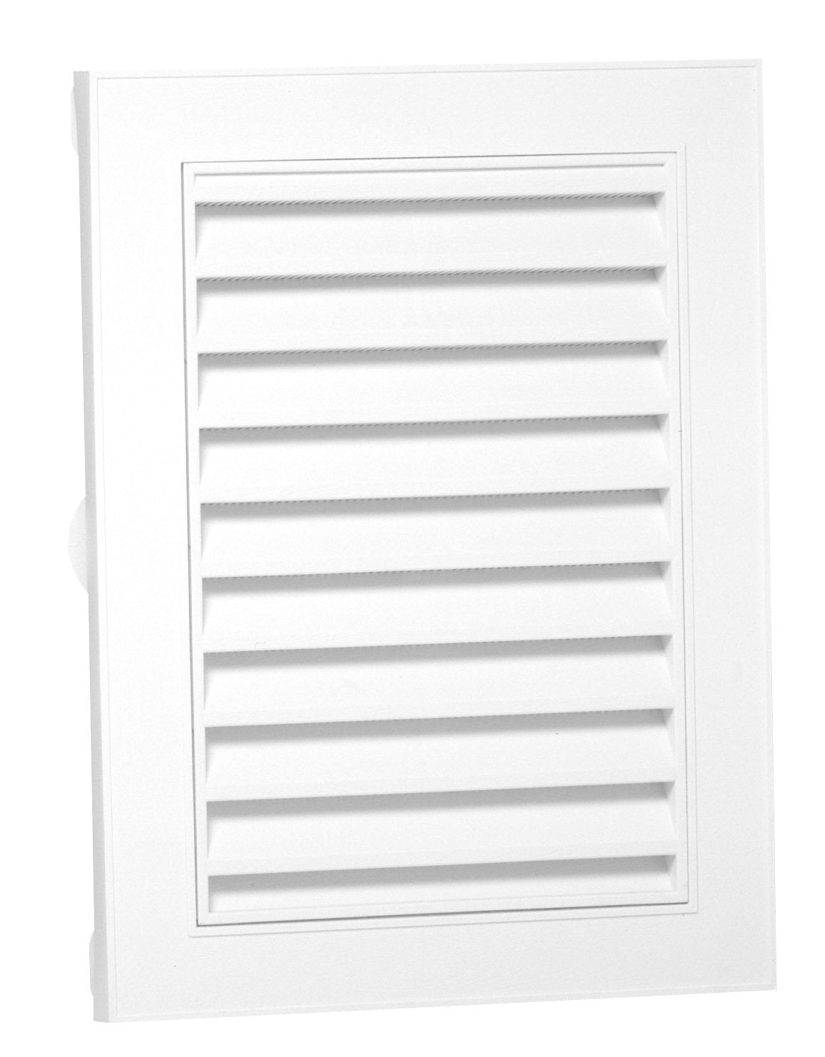 Duraflo 626120-00 Rectangular White Gable Vent, 22" x 28"