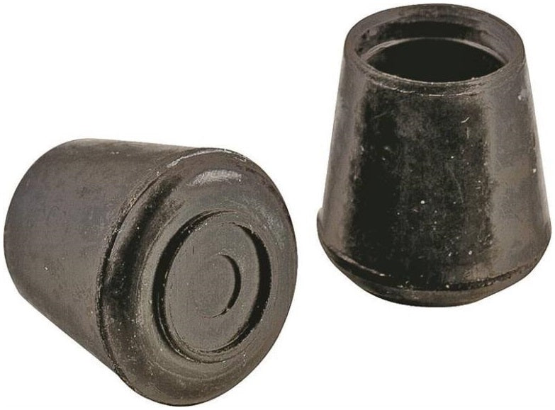 Prosource FE-50637-PS Furniture Leg Tips, 1/2", Black, 4/Pack