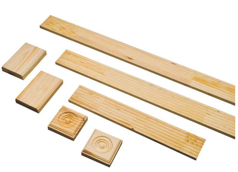 Waddell FCS27 Reversible Fluted Casing Set, 2-1/4