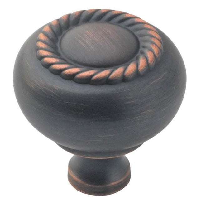 Amerock BP53471ORB Allison Round Scroll Cabinet Knob,1-1/4", Oil Rub Bronze
