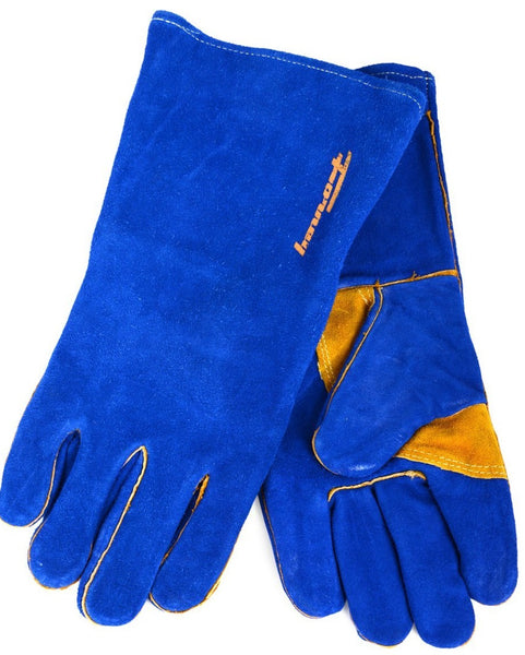 Forney 53423 Blue Leather Heavy Duty Men's Welding Gloves, X-Large