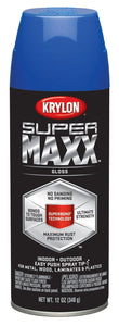 Krylon K08968000 SUPERMAXX Spray Paint, Gloss True Blue, 12 Oz