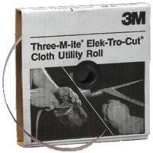 3M 05030 Aluminum Oxide Medium Coated Utility Cloth Roll, 80J, 1-1/2" x 50'