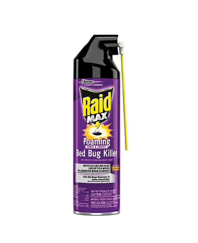Raid 00166 MAX Foaming Crack & Cervice Bed Bug Killer, 17.5 Oz
