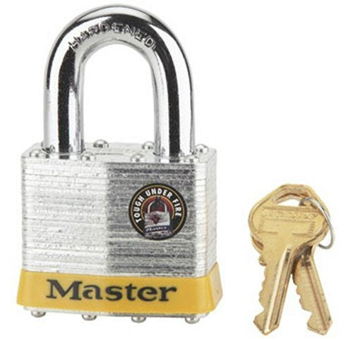 Master Lock 15D 5-Pin Laminated Steel High Security  Padlock, 7/16"