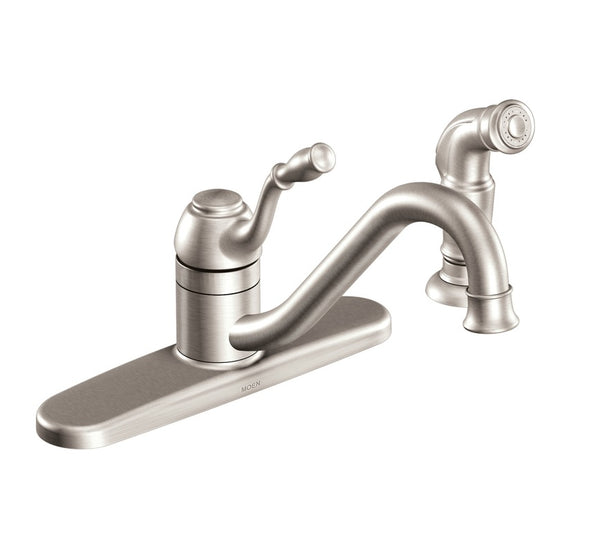 Moen CA87009SRS Lindley Kitchen Faucet With Side Spray, 1.5 GPM