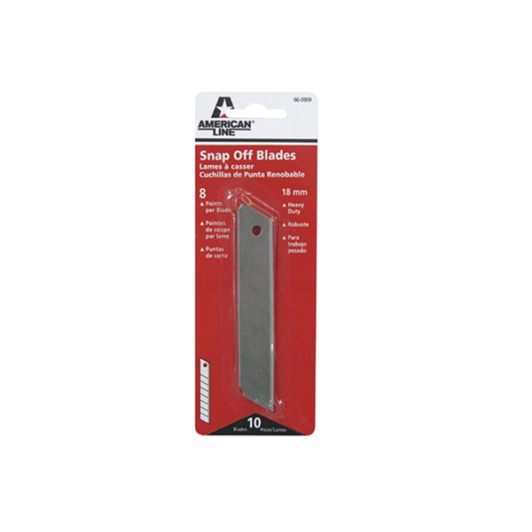 American Line 66-0909 Snap-Off Blade, 18 MM