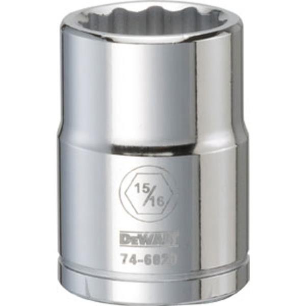DeWalt DWMT74602OSP SAE 12 Point Socket, 3/4" Drive, 15/16"