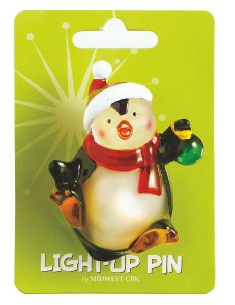Midwest-CBK 634783 Lighted Penguin Pin, Acrylic