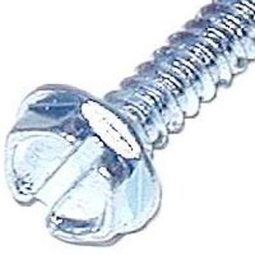 Midwest 02959 Hex Tap Screw, #14 x 1.5", Zinc, Slotted